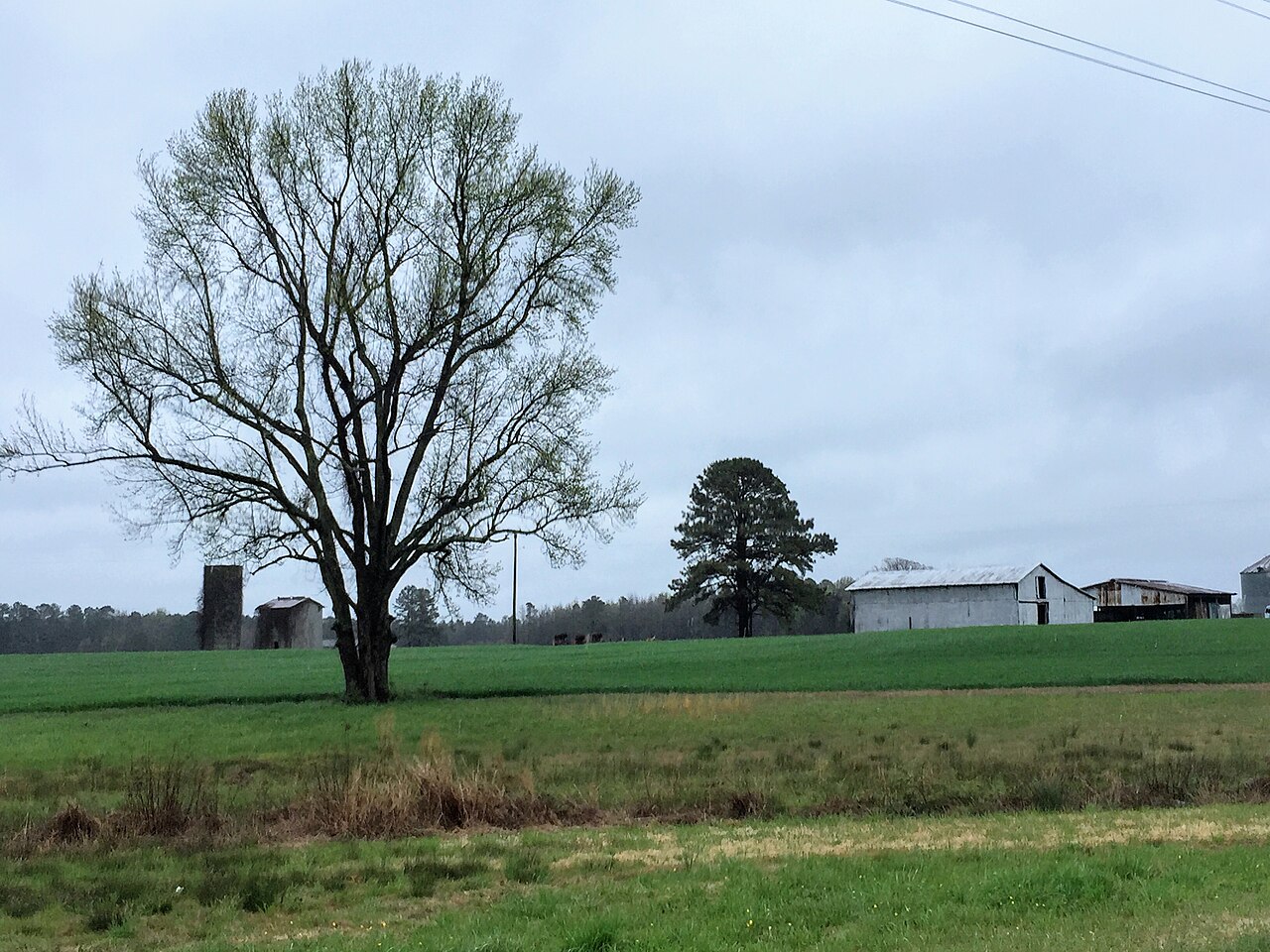 Barn and pasture at a Connecticut farm